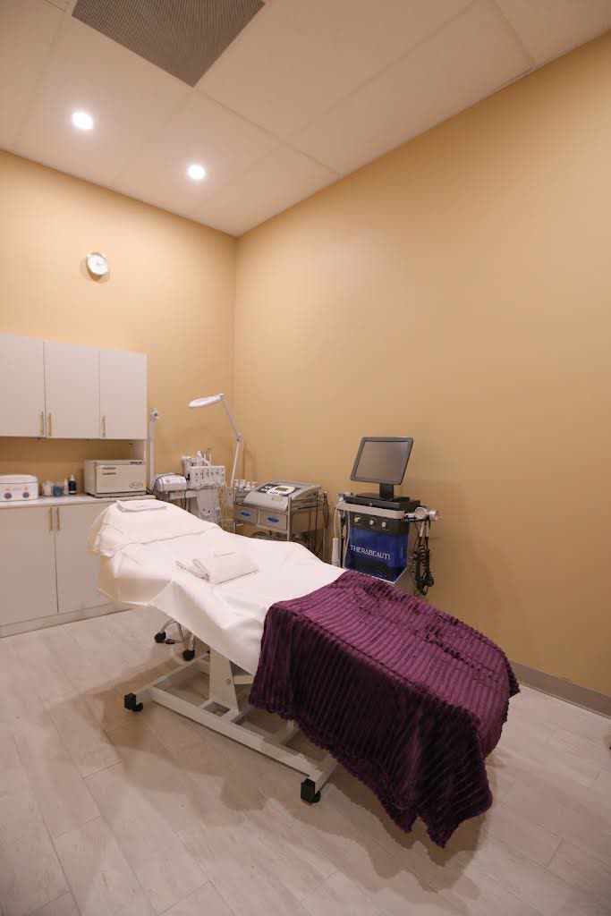 Facial treatment room