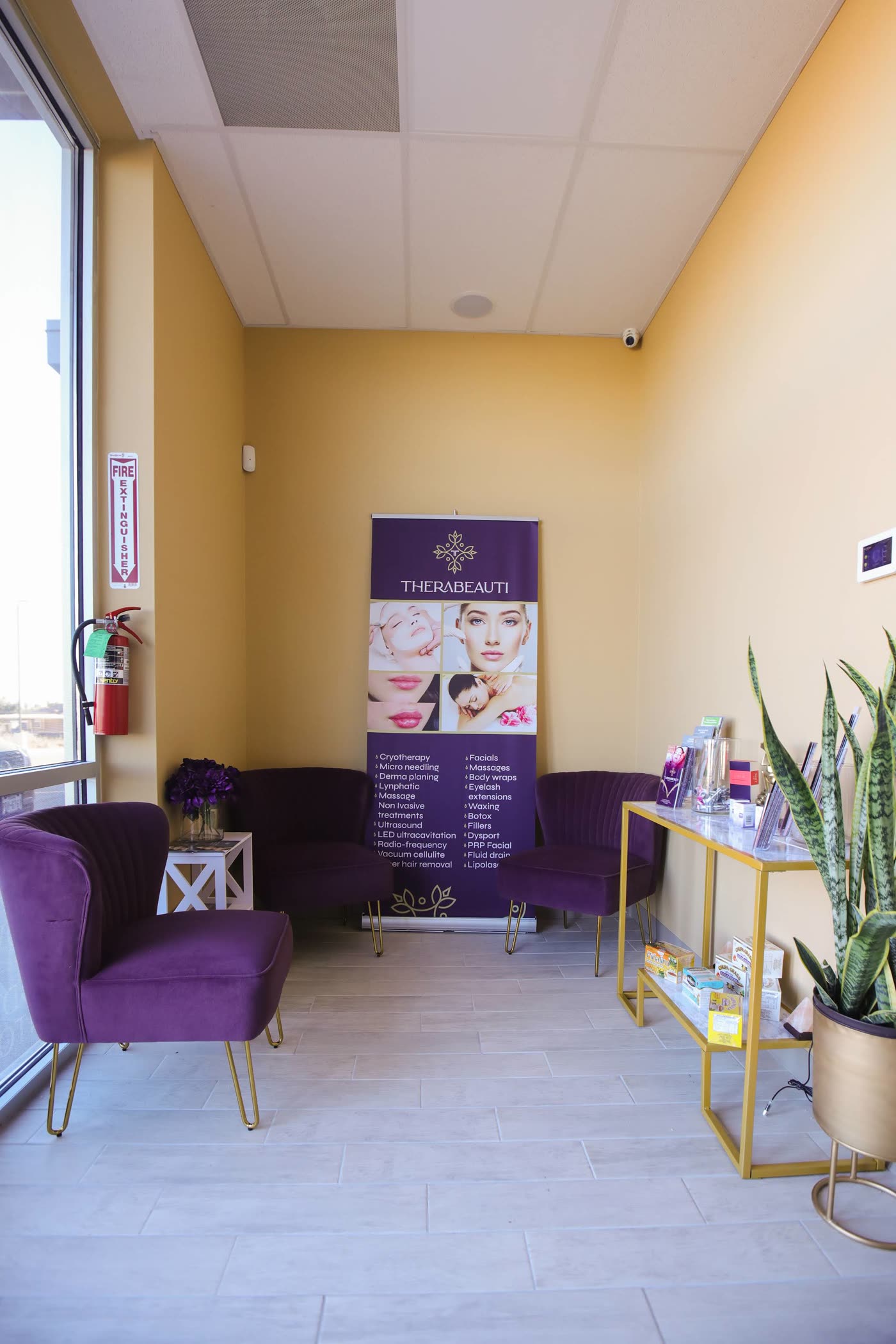 Waiting area with natural light